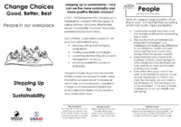 Change Choices: Good, Better, Best. People in our Workplace