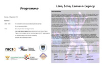 Live, Love and Leave a Legacy programme