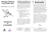 Change Choices: Good, Better, Best. Biodiversity in our school