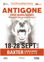 Antigone (not quite/quiet) poster