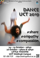 Dance UCT 2019 poster
