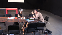 Video 01 of Oedipus at Colonus Rehearsal led by Mark Fleishman on afternoon of 2022-11-01