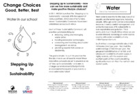 Change Choices: Good, Better, Best. Water in our school