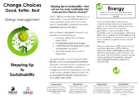 Change Choices: Good, Better, Best. Energy Management