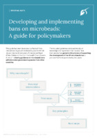 Developing and implementing bans on microbeads: A guide for policymakers