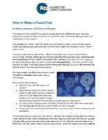 How to Make a Fossil Fuel