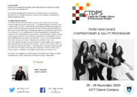P3 Dance 2020 programme